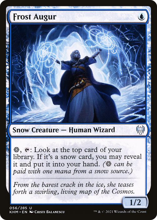 Frost Augur (KHM-056) - uncommon: (snow) - Foil