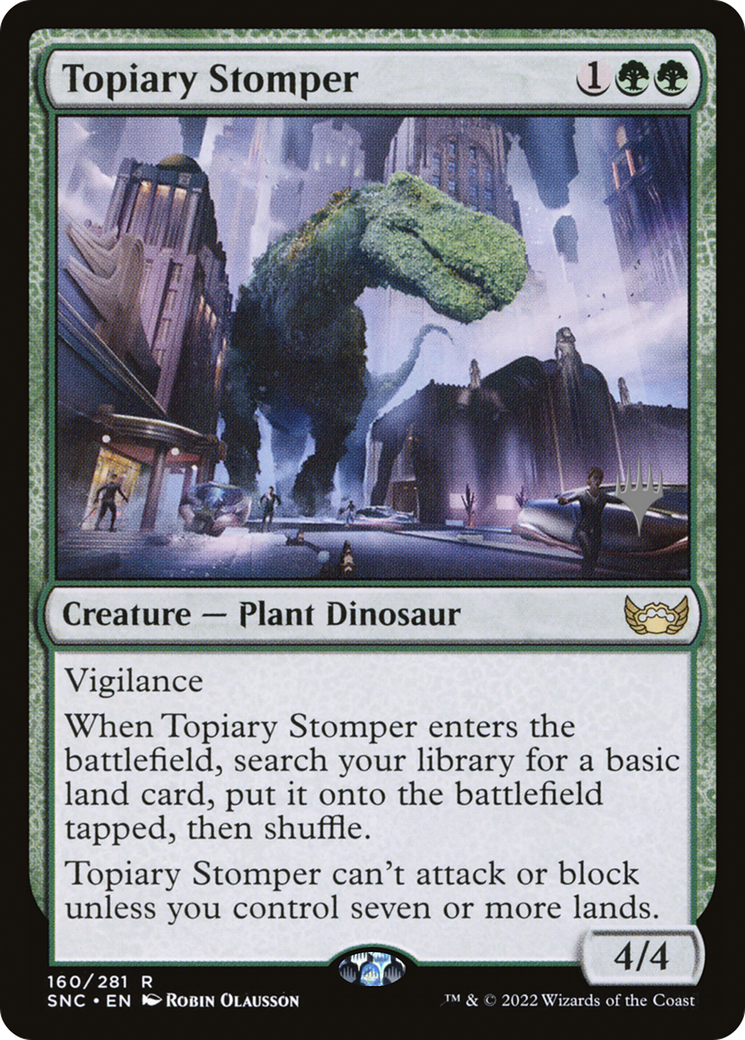 Topiary Stomper (PPSNC-160P) - rare - Foil