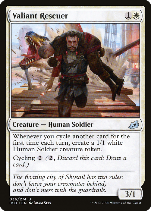 Valiant Rescuer (IKO-036) - uncommon - Foil