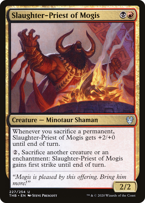 Slaughter-Priest of Mogis (THB-227) - uncommon - Foil