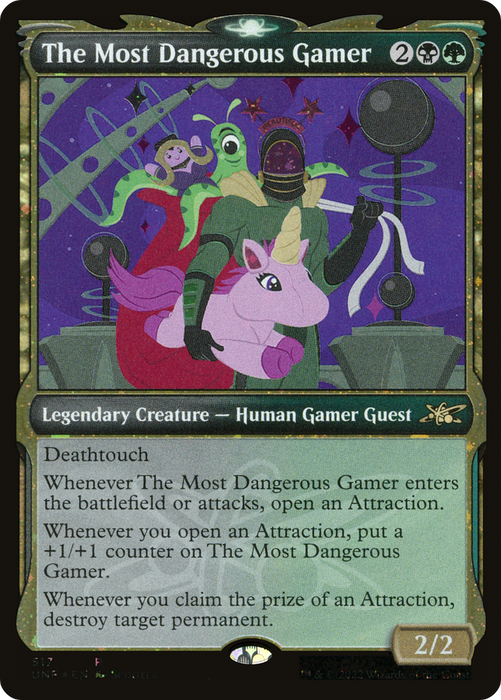 The Most Dangerous Gamer (UNF-517) - rare: (Showcase) - Foil