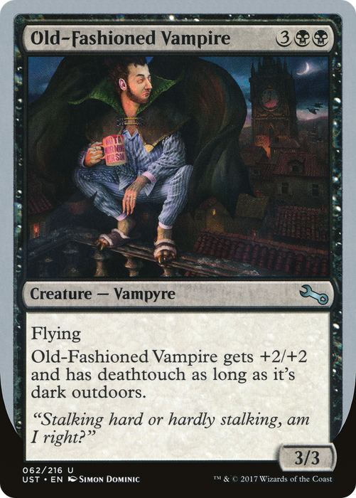 Old-Fashioned Vampire (UST-062) - uncommon