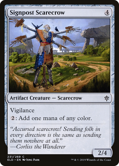 Signpost Scarecrow (ELD-231) - common