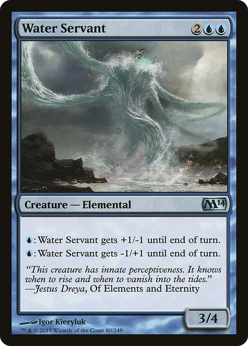 Water Servant (M14-080) - uncommon - Foil
