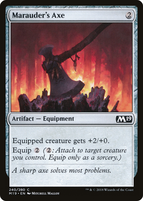 Marauder's Axe (M19-240) - common