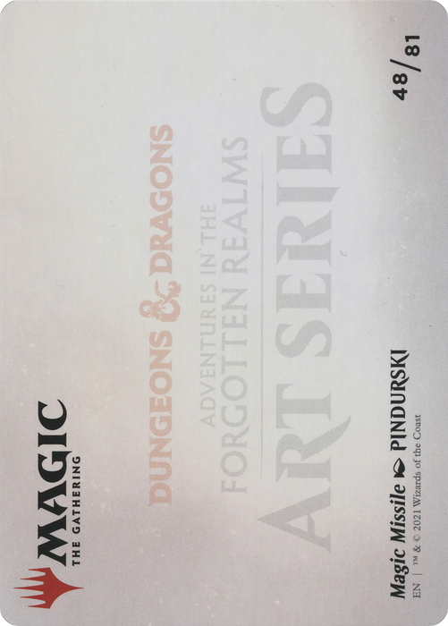 Magic Missile // Magic Missile (AAFR-048) - common (Borderless) - Foil