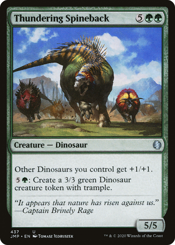 Thundering Spineback (JMP-437) - uncommon