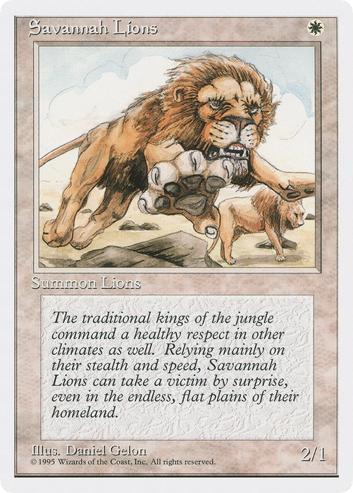 Savannah Lions (4ED-048) - rare