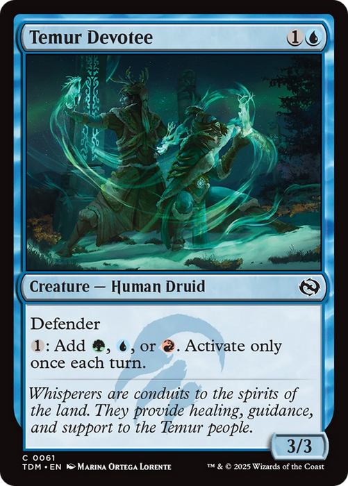 Temur Devotee (TDM-061) - common - Foil