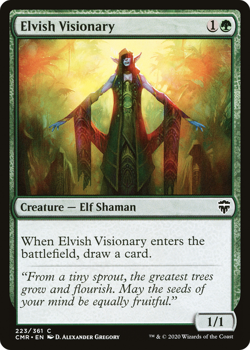 Elvish Visionary (CMR-223) - common