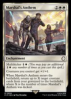 Marshal's Anthem (PIP-694) - rare: (Extended Art) - Foil