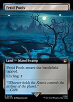 Fetid Pools (WHO-494) - rare: (Extended Art) - Foil