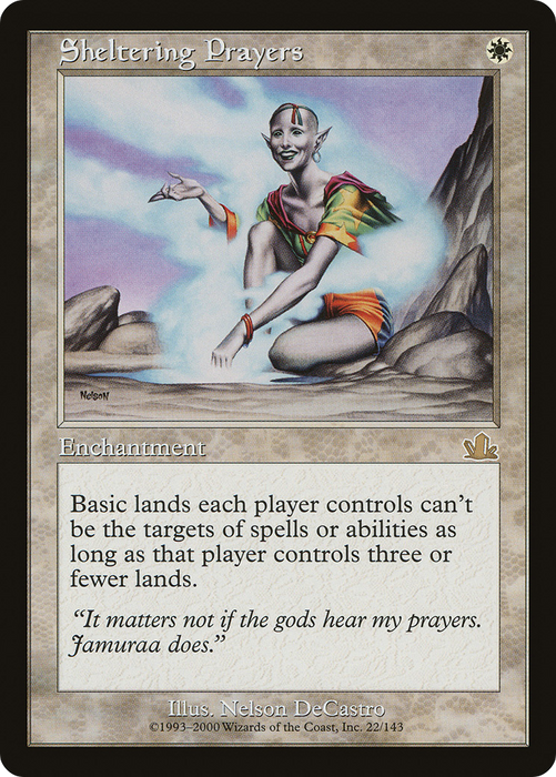 Sheltering Prayers (PCY-022) - rare - Foil