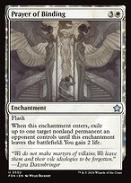 Prayer of Binding (FDN-502) - uncommon
