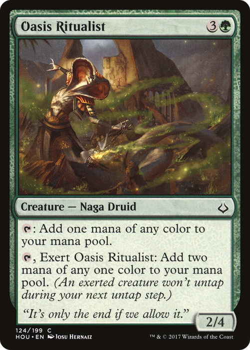 Oasis Ritualist (HOU-124) - common