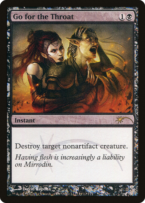 Go for the Throat (FNM-011) - rare - Foil