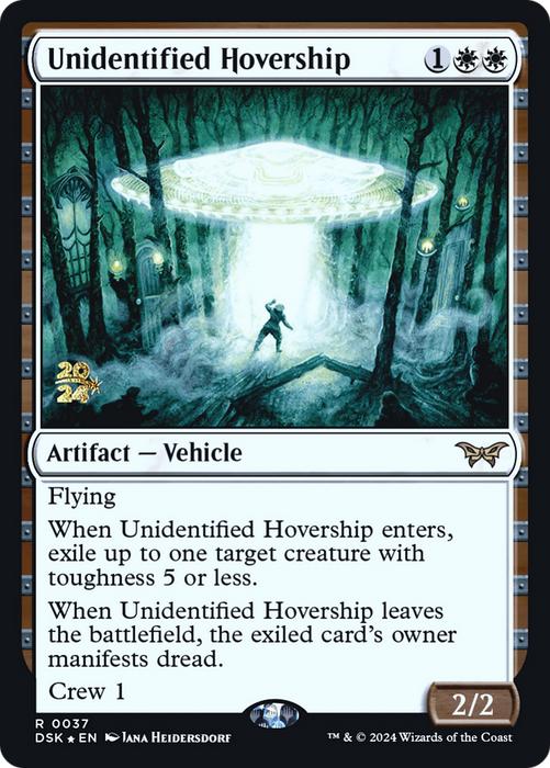 Unidentified Hovership (PRE-37S) - rare - Foil