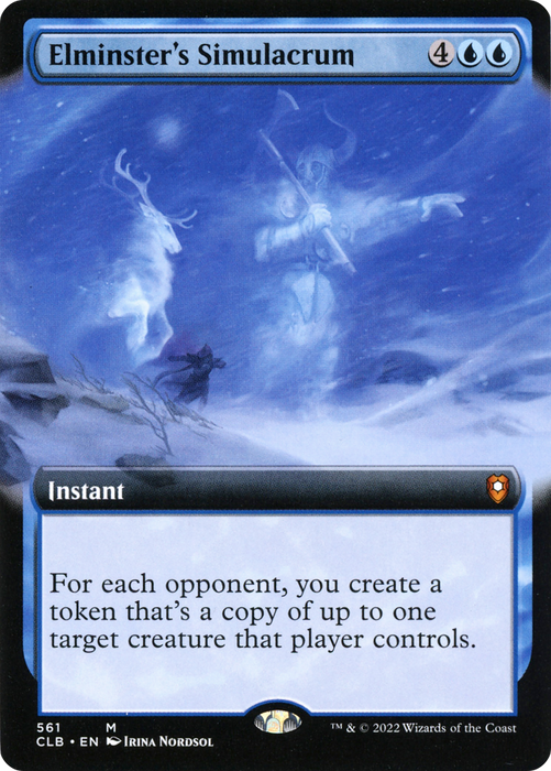 Elminster's Simulacrum (CLB-561) - mythic: (Extended Art)
