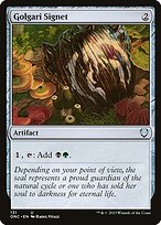 Golgari Signet (ONC-131) - uncommon