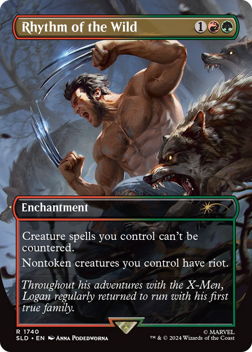 Rhythm of the Wild (SLD-1740) - rare (Borderless) - Foil