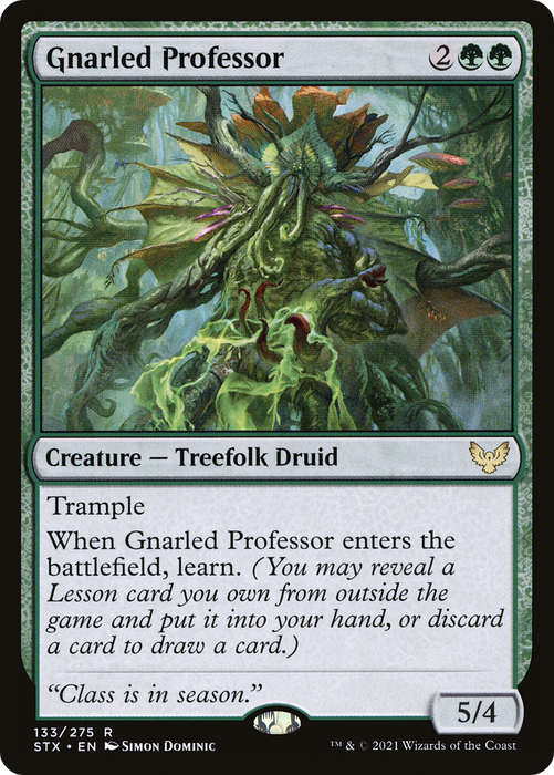 Gnarled Professor (STX-133) - rare - Foil