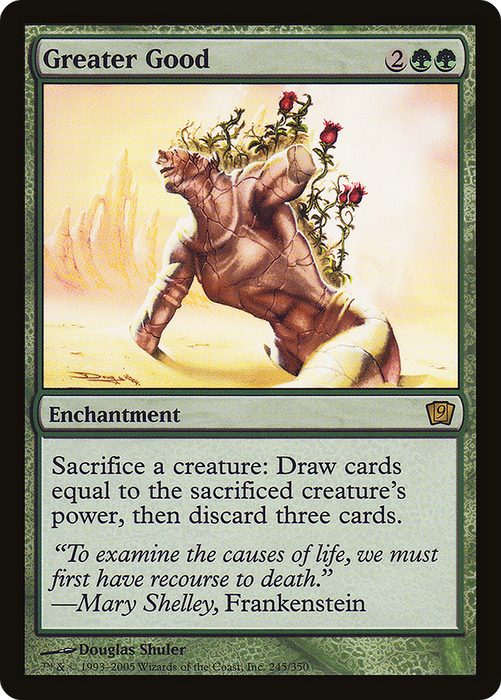 Greater Good (9ED-245★) - rare - Foil
