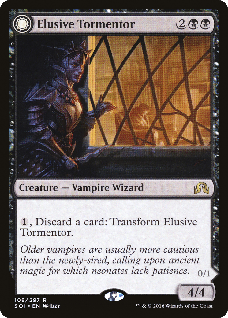 Elusive Tormentor // Insidious Mist (SOI-108) - rare: (Double Faced Transform) - Foil