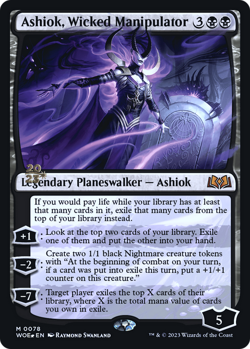 Ashiok, Wicked Manipulator (PRE-78S) - mythic - Foil