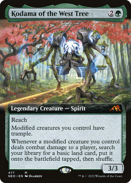 Kodama of the West Tree (NEO-477) - mythic: (Extended Art)