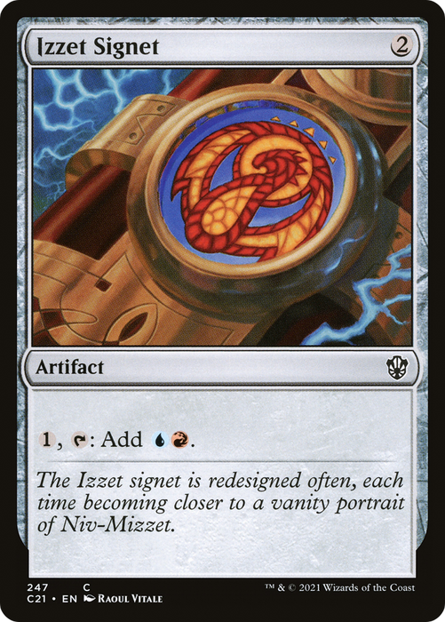 Izzet Signet (C21-247) - common