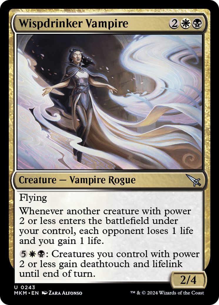 Wispdrinker Vampire (MKM-243) - uncommon