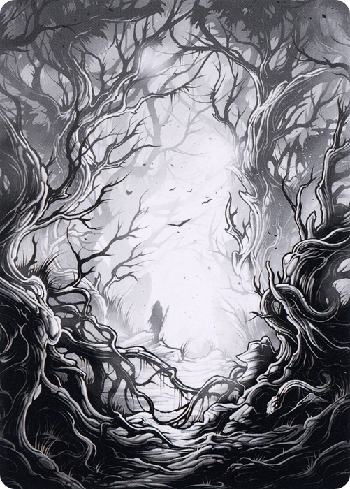 Forest // Forest (AMID-081) - common (Borderless) - Foil