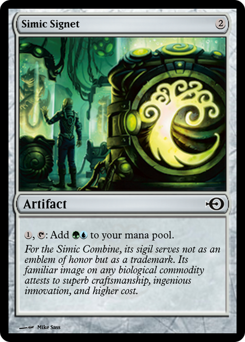 Simic Signet (PRM-62391) - common - Foil