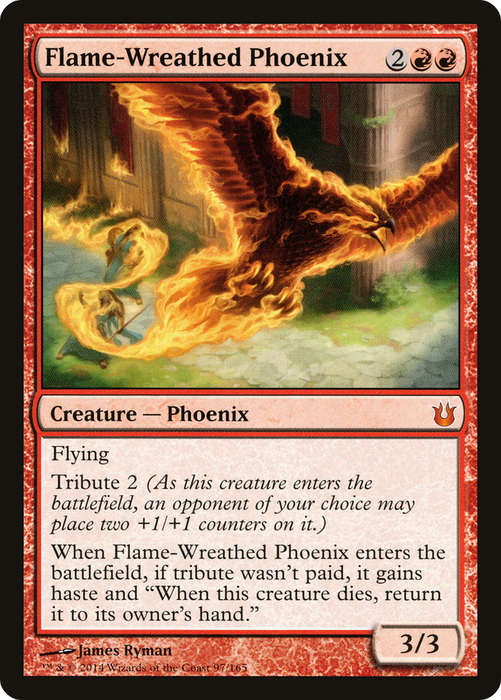 Flame-Wreathed Phoenix (BNG-097) - mythic