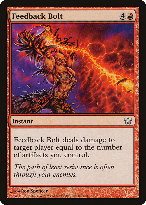 Feedback Bolt (5DN-064) - uncommon