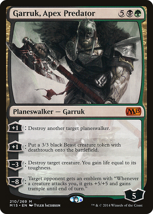 Garruk, Apex Predator (M15-210) - mythic - Foil