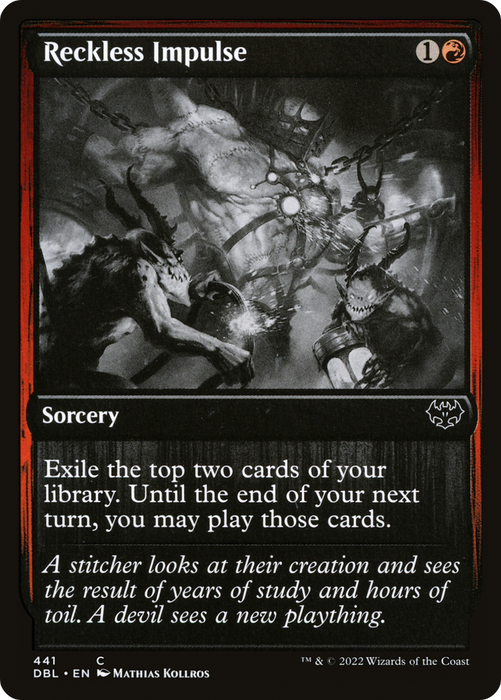 Reckless Impulse (DBL-441) - common - Foil