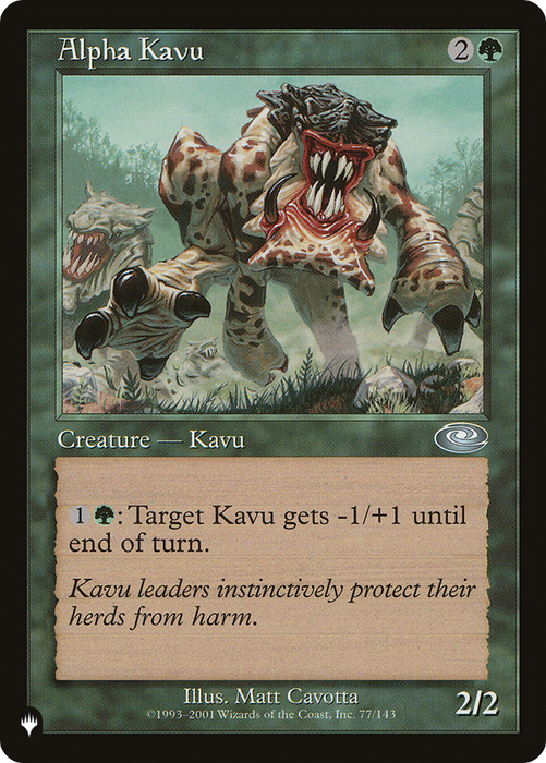 Alpha Kavu (LIST-PLS-77) - uncommon
