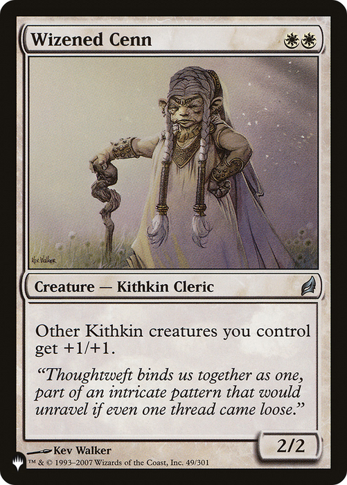 Wizened Cenn (LIST-LRW-49) - uncommon