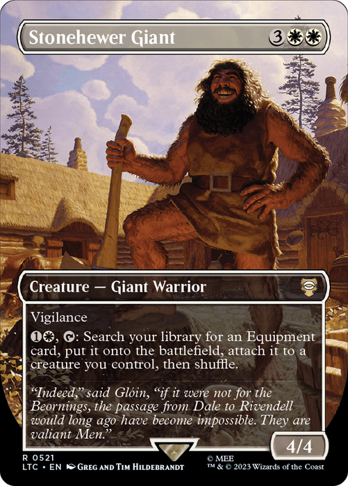 Stonehewer Giant (LTC-521) - rare (Borderless) - Foil