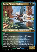 Nadu, Winged Wisdom (MH3-491) - rare - Etched Foil
