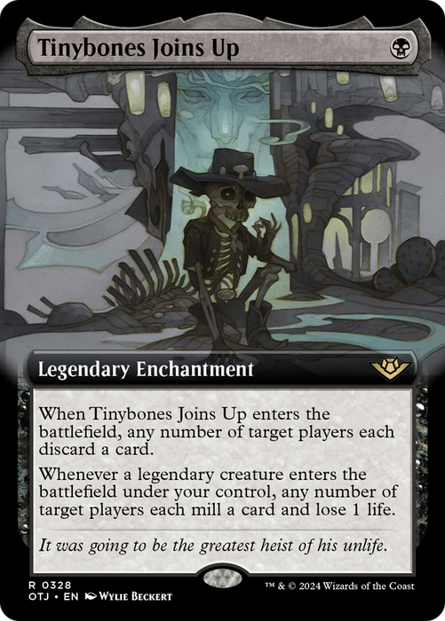 Tinybones Joins Up (OTJ-328) - rare: (Extended Art)