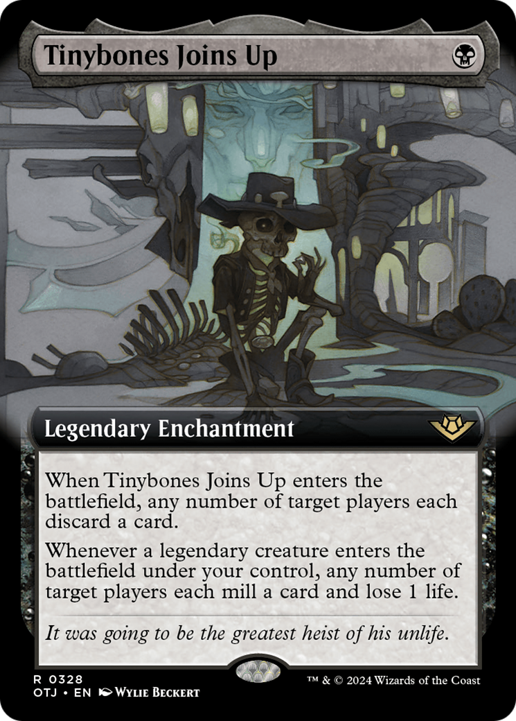 Tinybones Joins Up (OTJ-328) - rare: (Extended Art) - Foil