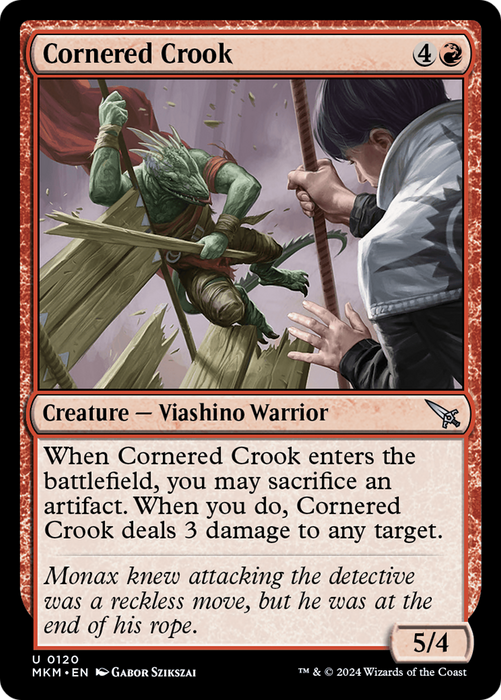 Cornered Crook (MKM-120) - uncommon - Foil