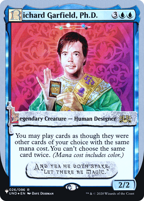 Richard Garfield, Ph.D. (LIST-017) - rare - Foil