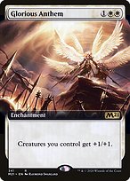 Glorious Anthem (M21-341) - rare: (Extended Art)