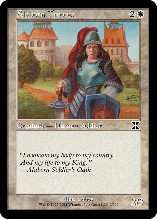 Alaborn Trooper (ME4-002) - common - Foil