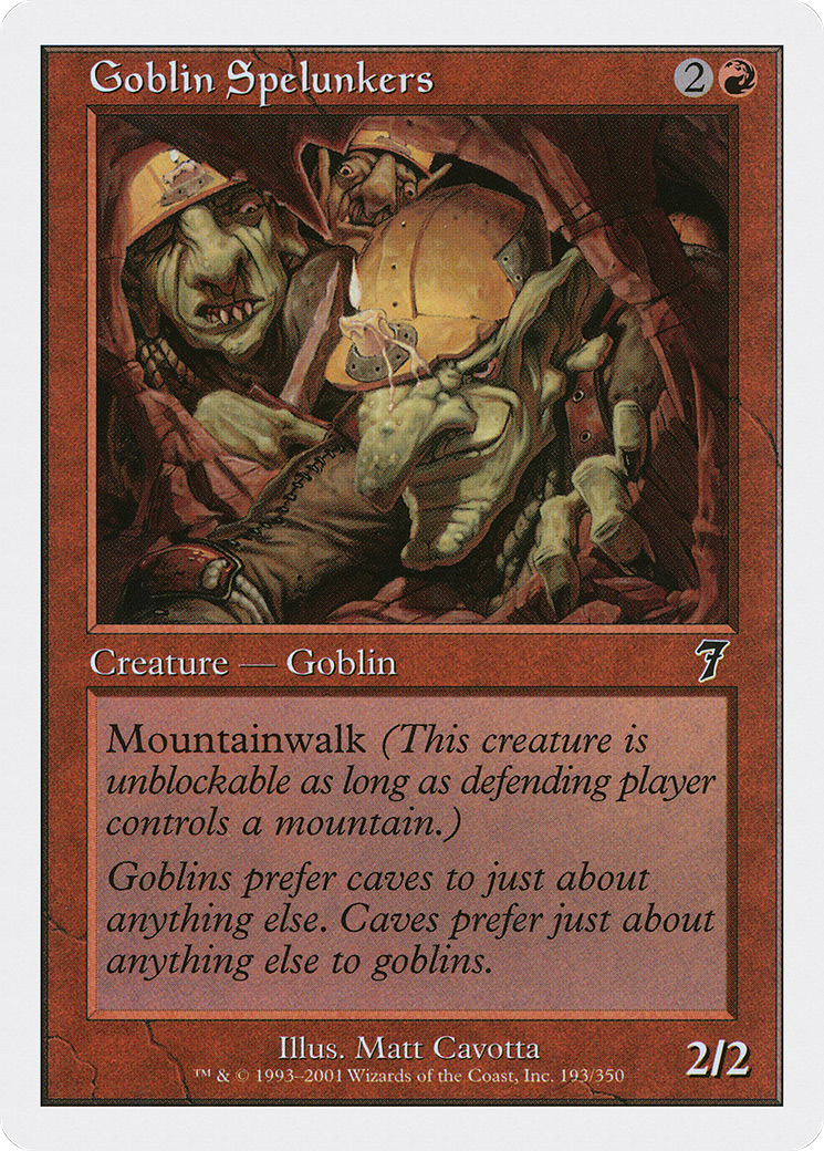 Goblin Spelunkers (7ED-193) - common