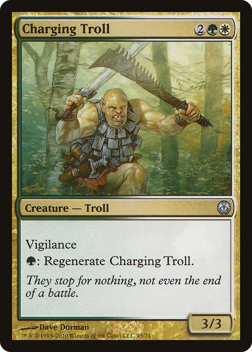 Charging Troll (DDE-045) - uncommon
