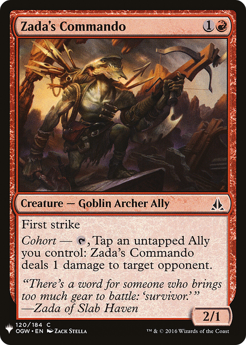 Zada's Commando (LIST-OGW-120) - common